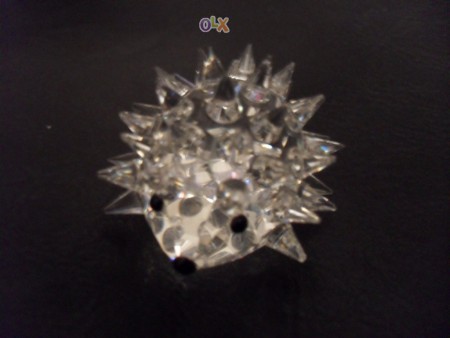 Ouriço fabricado à mão em cristal Swarovsky